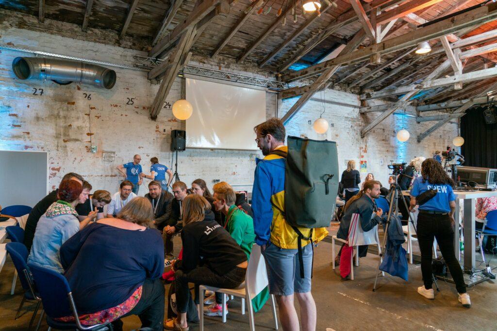 Menschen im Workshop
